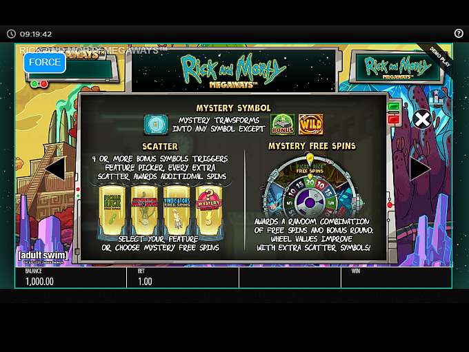 Play rick and morty megaways free play